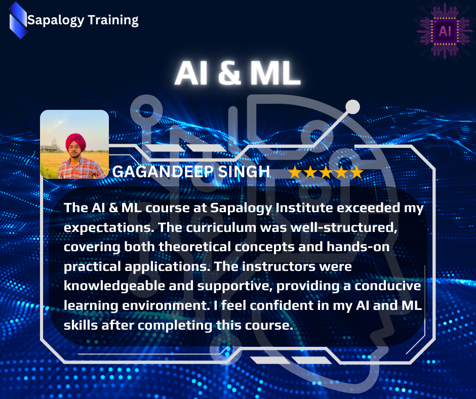 AI & ML best student review